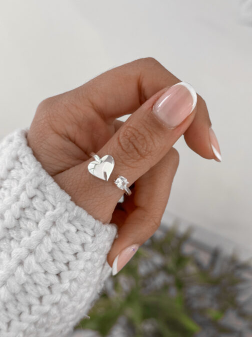 ANILLO CORAZÓN CIRCÓN