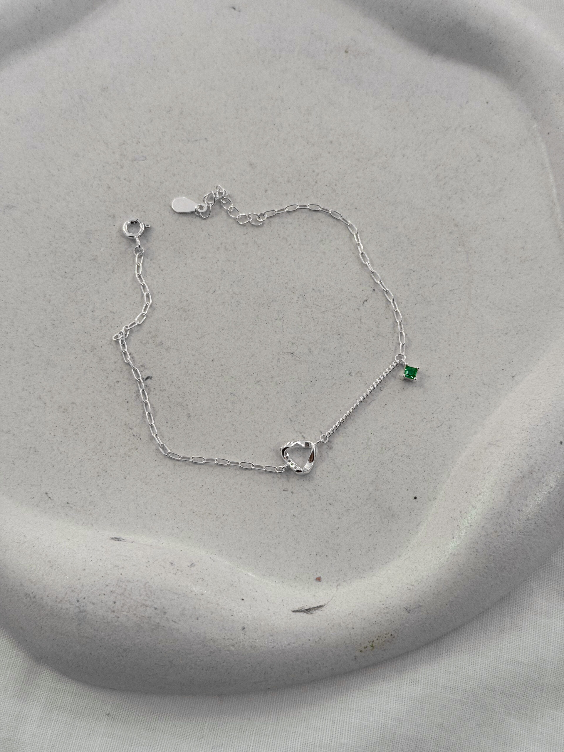 PULSERA CIRCÓN ESMERALDA