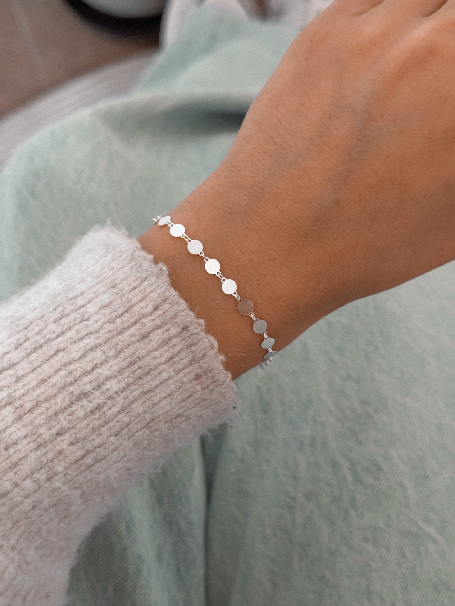 PULSERA ESFERAS PLANAS